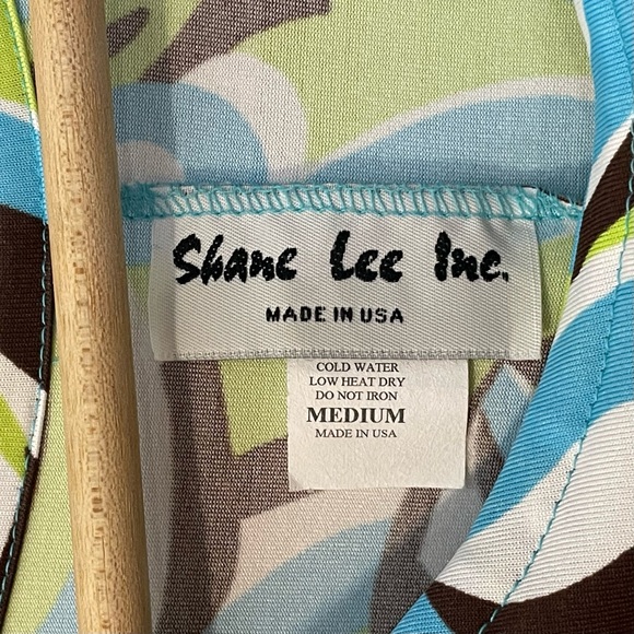 Shane Lee Inc. Retro A-line dress. 3/4 sleeves. Women’s size Medium - Picture 4 of 6